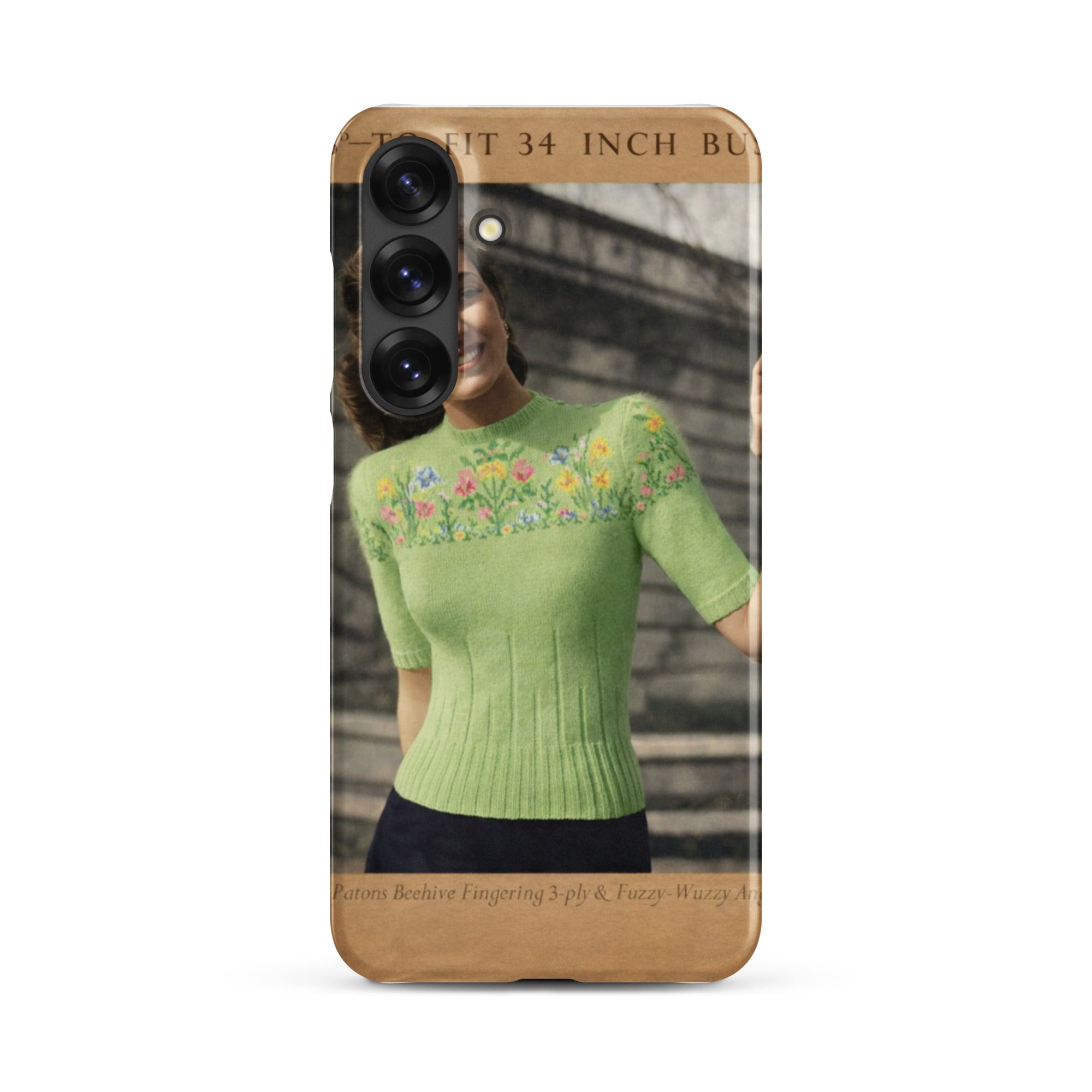 Easter Flower Fair Isle Sweater for Samsung® - Sitting Pretty Knits