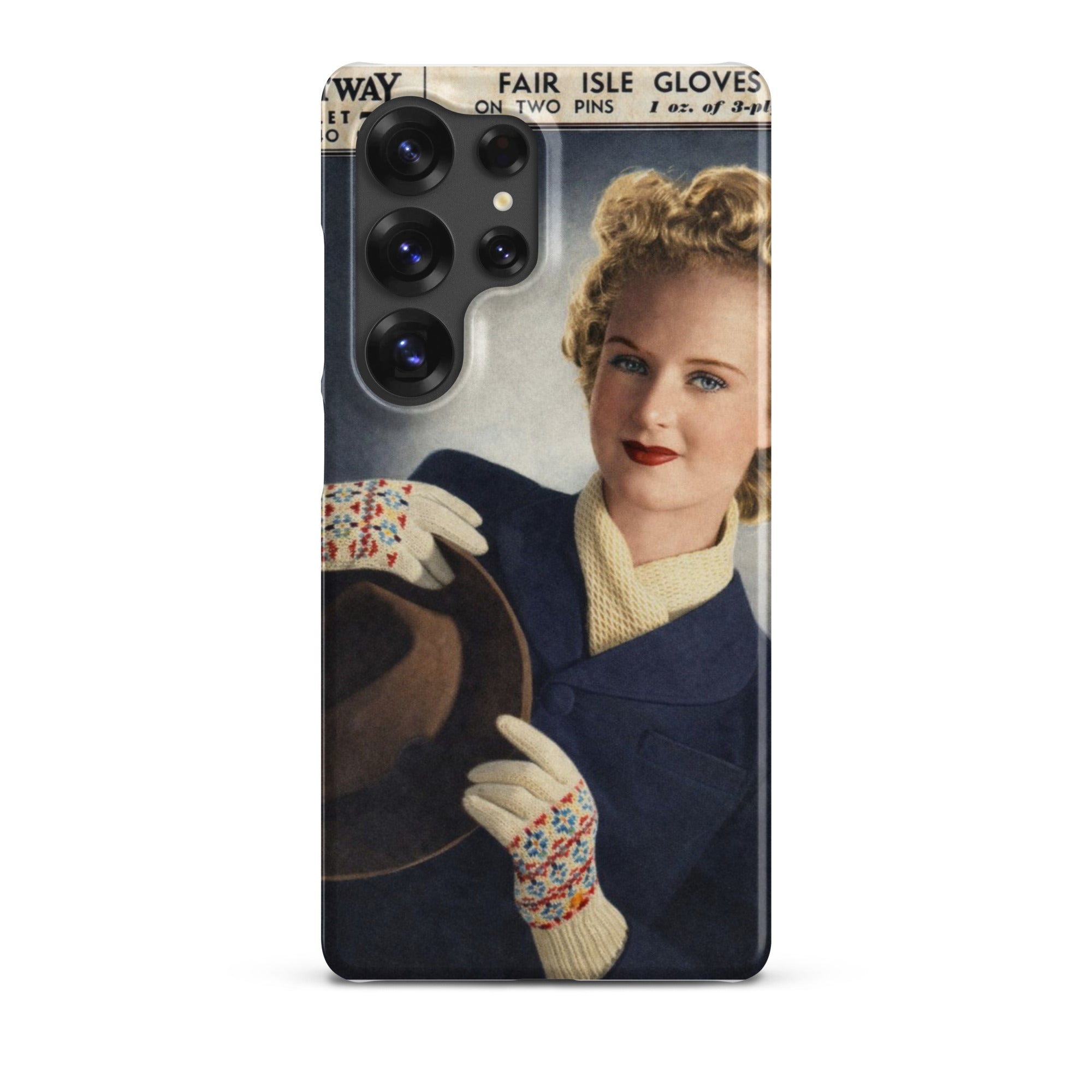 Fair Isle Gloves Phone Case for Samsung® - Sitting Pretty Knits