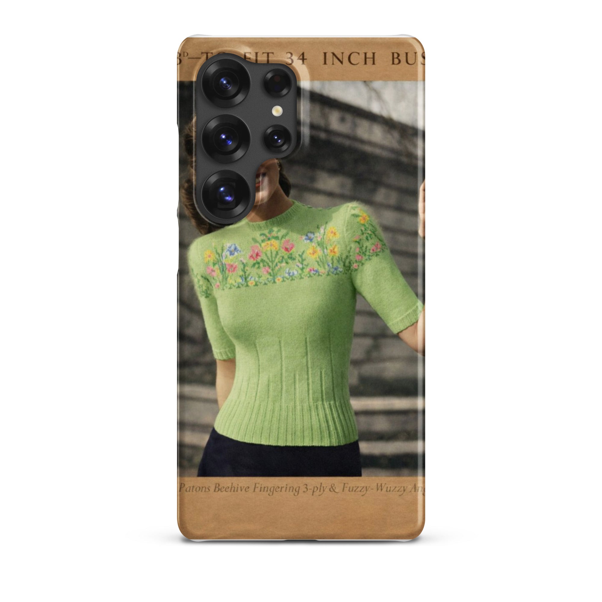 Easter Flower Fair Isle Sweater for Samsung® - Sitting Pretty Knits